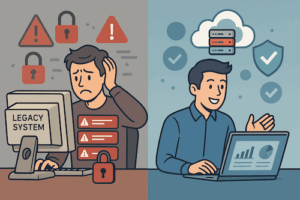 legacy vs new system